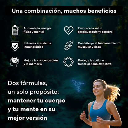 Multivitaminas Con Magnesio Y Ginseng + Omega 3 2000mg Omegatex®. Sevens Nutrition. Energía, Corazón Y Cerebro_2