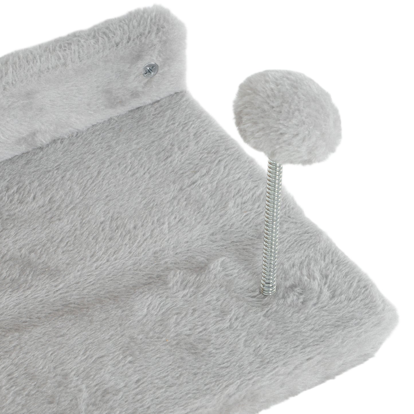 Pawhut Juego De Pared De Escalada Para Gatos De 4 Piezas Con Plataformas Gris_4