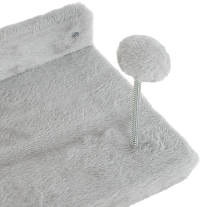Pawhut Juego De Pared De Escalada Para Gatos De 4 Piezas Con Plataformas Gris_4