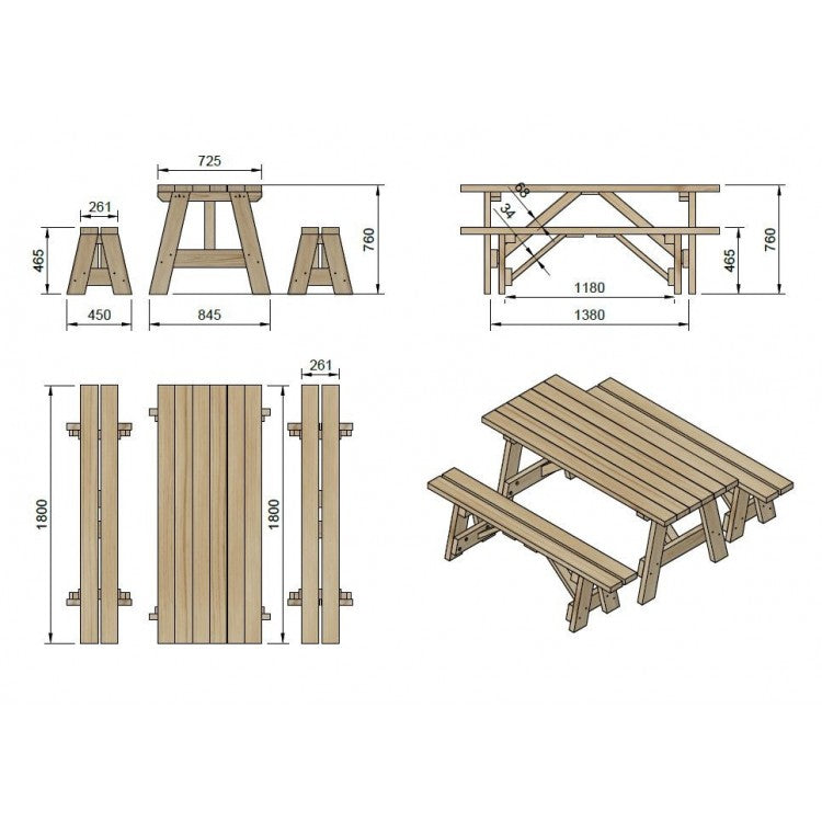 Conjunto De Picnic Zurich.
