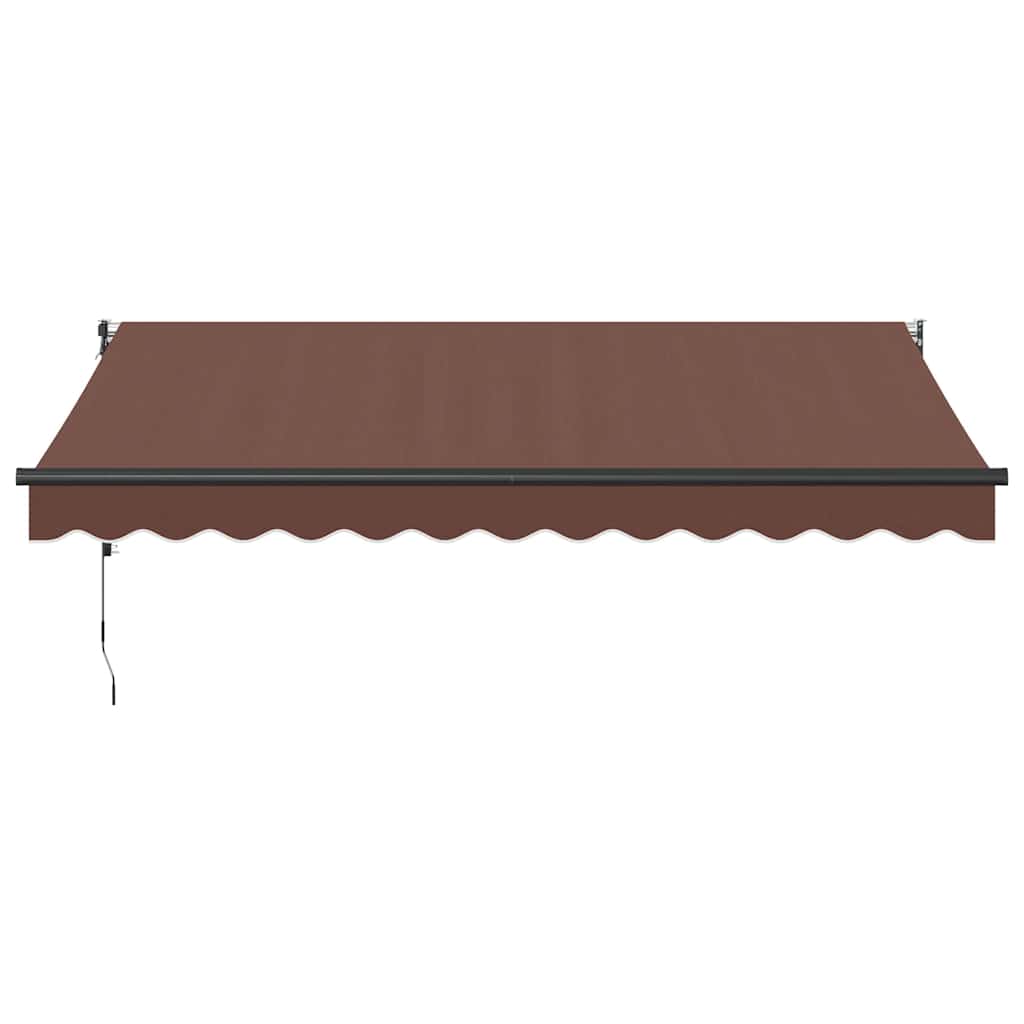 Toldo Retráctil Automático Marrón 350x250 Cm_2