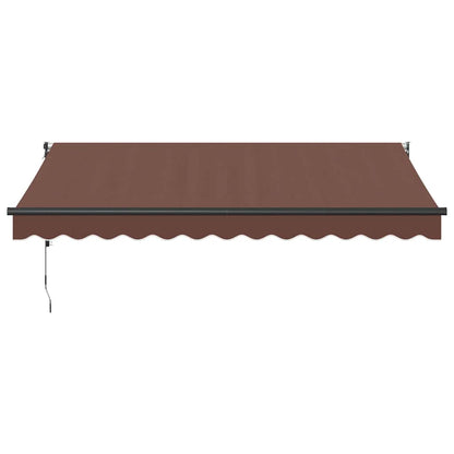 Toldo Retráctil Automático Marrón 350x250 Cm_2