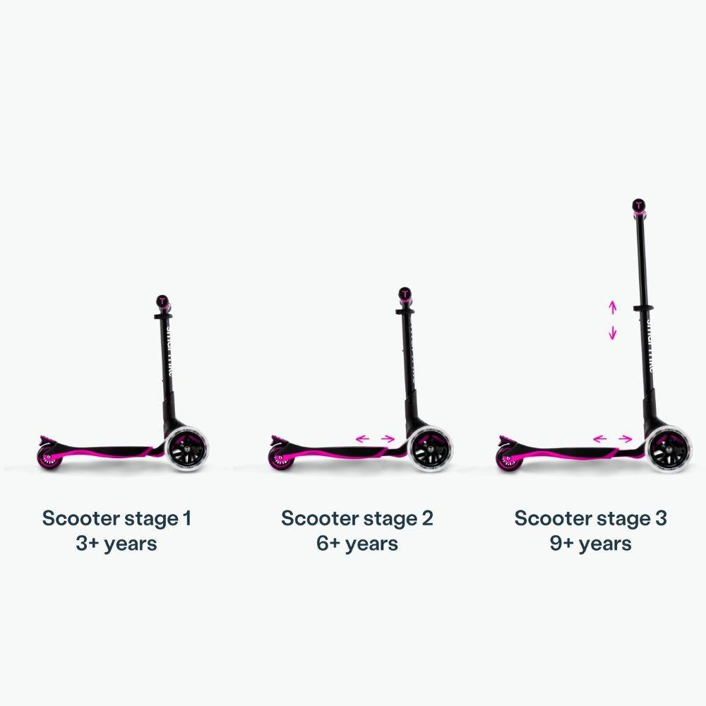 Patinete Evolutivo Smartrike Xtend Scooter Pink De 2 A 12 Años_1