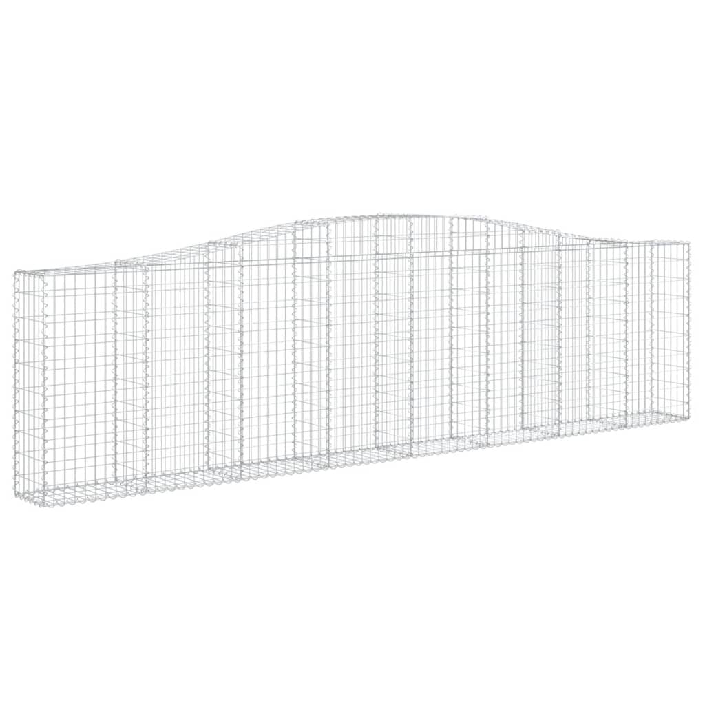 Cestas De Gaviones 25 Uds Forma De Arco Hierro 400x30x100/120cm_2