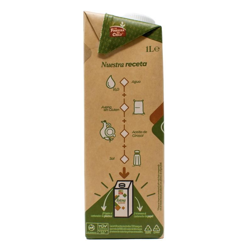 Pack 6 x Bebida de Avena sin Gluten La Finestra Sul Cielo 1 L