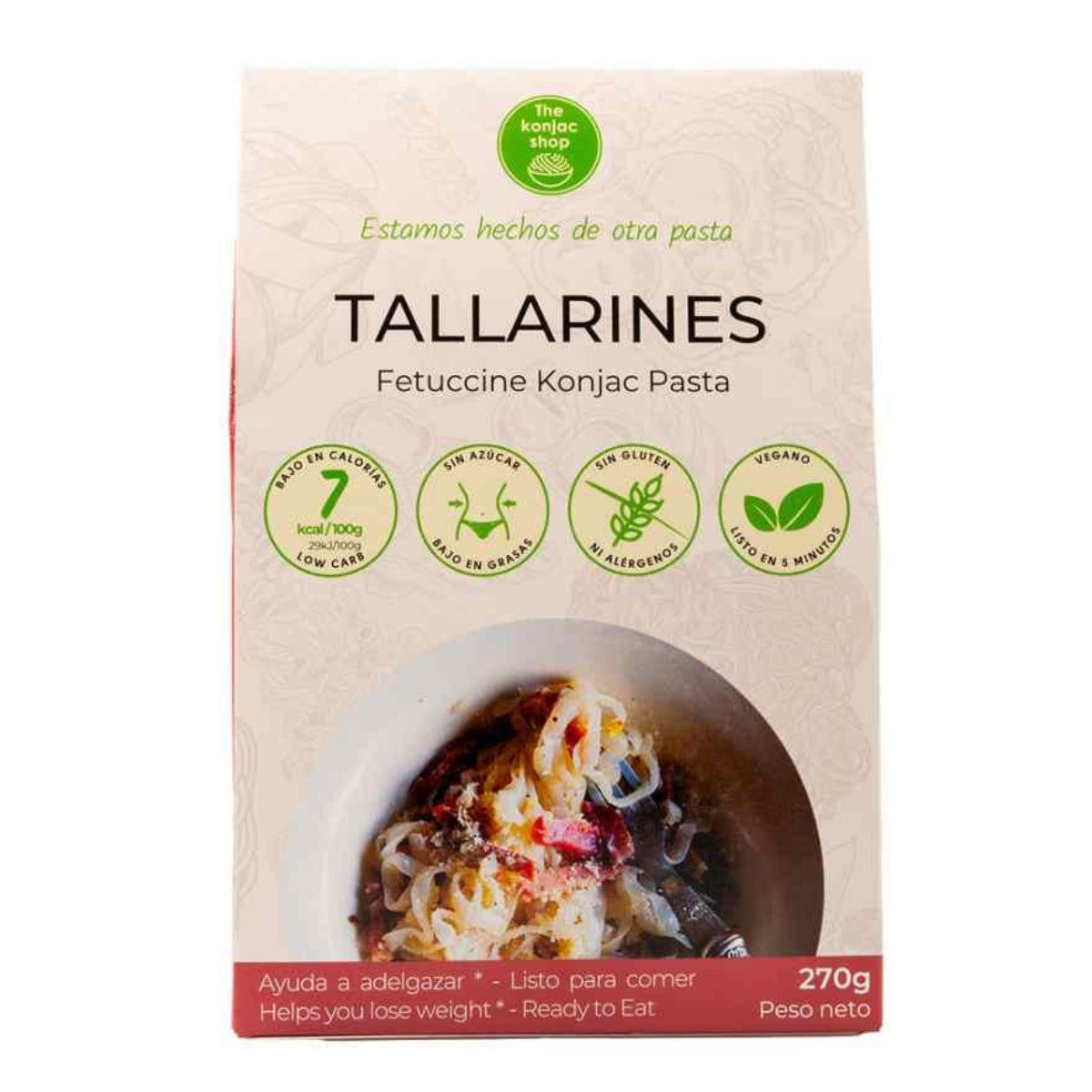 Tallarines de konjac The Konjac Shop 270g