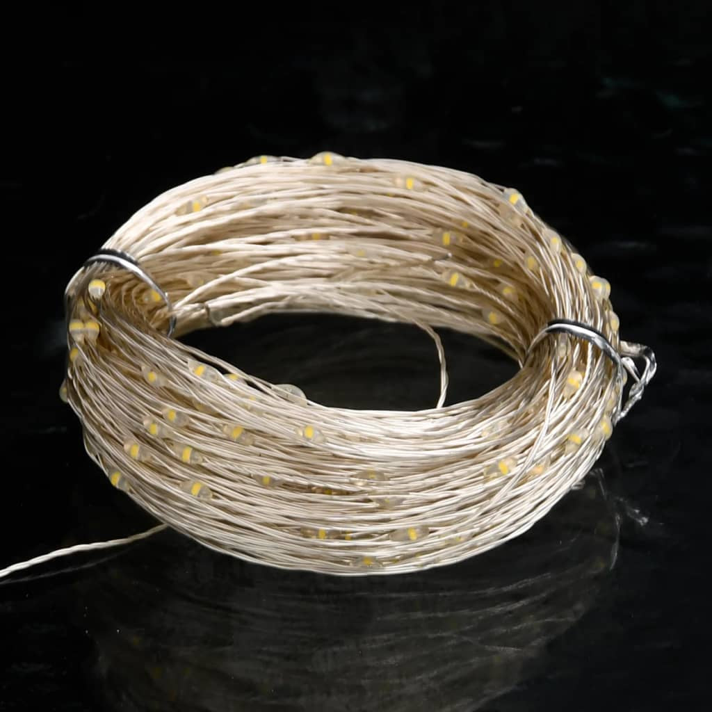 Vidaxl Guirnalda De Micro Luces Led 40 M 400 Led Blanco Cálido_3