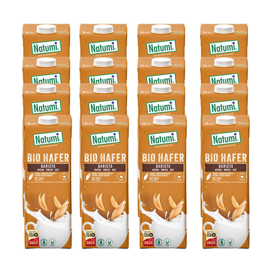 Pack 16x Bebida Avena Barista BIO Natumi 1 L