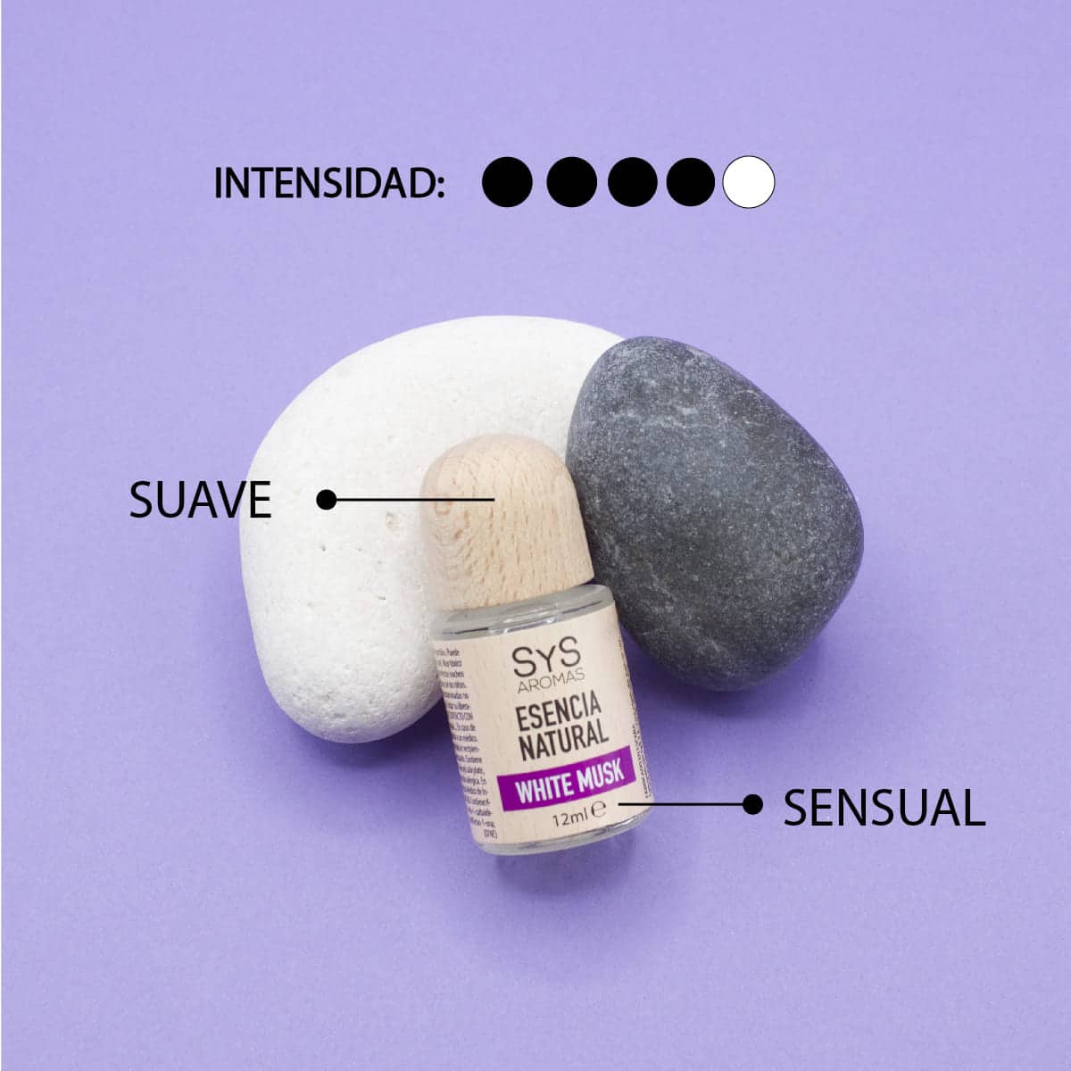 Esencia Natural White Musk 12 ml SYS Aromas | Aroma Almizcle Blanco | Difusores y Aromaterapia_2