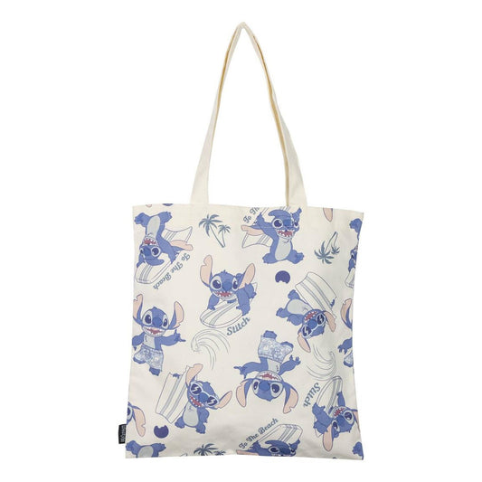 Bolsa De Compras Stitch Azul 36 X 39 X 0,4 Cm_0