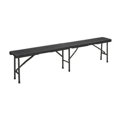 Banco Plegable Gris Antacita 180x28x43cm._0