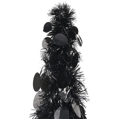 Vidaxl Árbol De Navidad Artificial Emergente Pet Negro 180 Cm_1