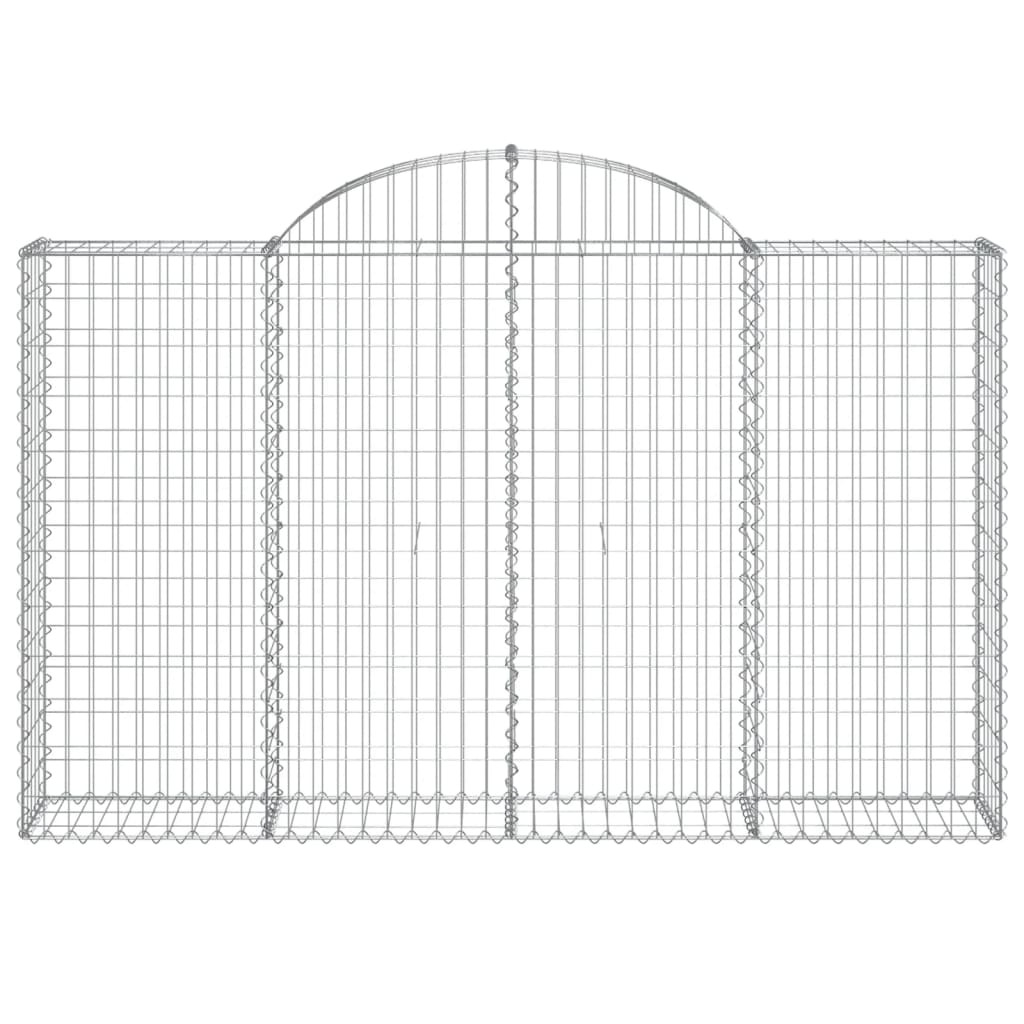 Cestas Gaviones 30 Uds Forma De Arco Hierro 200x30x120/140 Cm_3