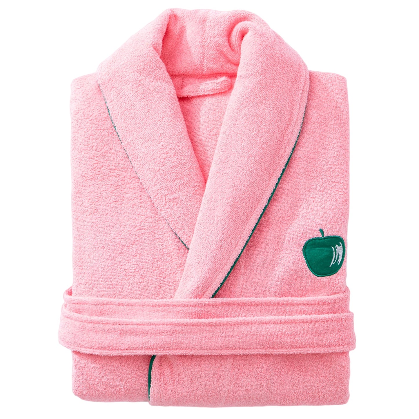 Albornoz M/l 380gsm 100%algodon Rosa Con Manzana Verde Benetton Fruits Be_0
