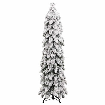 Vidaxl Árbol De Navidad Artificial Iluminado Con 80 Led Y Nieve 150 Cm_3