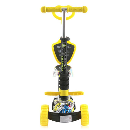 Patinete Evolutivo Con Asiento Y Mango Parental Draxter Plus Graffiti Smile_4