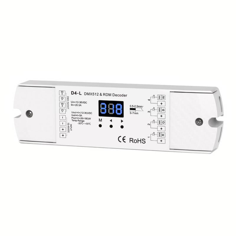 Decoder Dmx512, 5-24vdc, 5a X 4ch_1