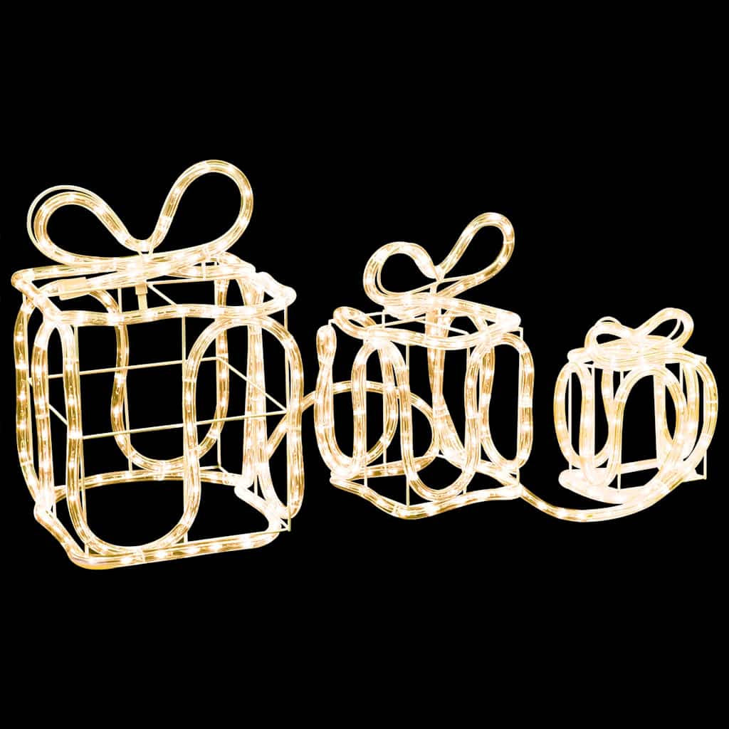 Vidaxl Cajas De Regalo Adorno Navideño 180 Led Interior Y Exterior_3
