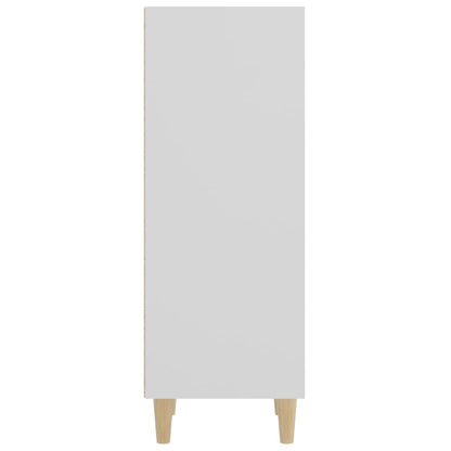 Aparador De Madera Contrachapada Blanco 34,5x32,5x90 Cm / Vetonek_2