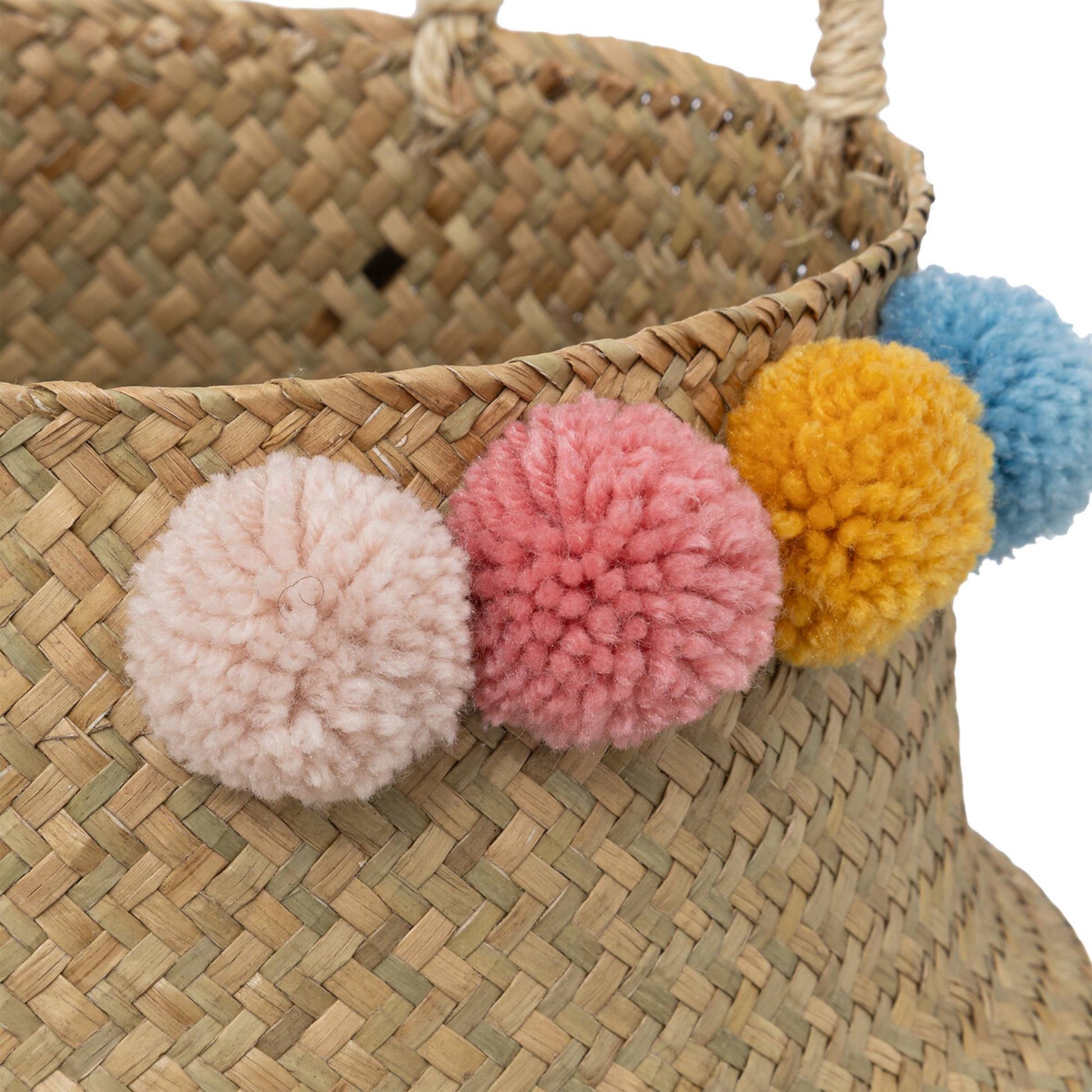 Cesta Infantil bulda Con Pompones
