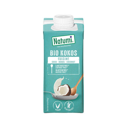 Crema para Cocinar a base de Coco Natumi, 200 ml