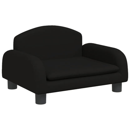 Cama Para Perros De Tela Negra 50x40x30 Cm / Vetonek_1