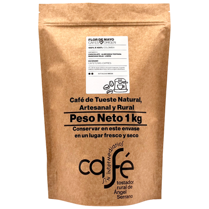 Cafe Sin Intermediarios Café Colombia Flor De Mayo En Grano Para Espresso 1 Kg_0