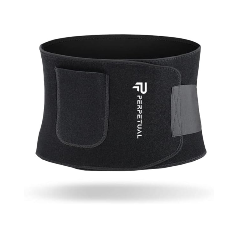 Faja Compresiva Perpetual Neopreno Gimnasio Deporte Reductora Cinturón Lumbar_0