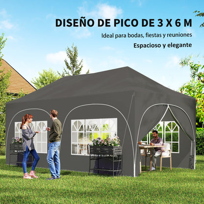 Outsunny Carpa Plegable 6x3 M_3
