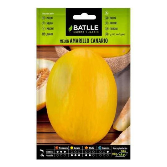 Semillas de Melón amarillo Canario Batlle