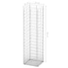 Cestas De Muro De Gaviones Alambre Galvanizado 25x25x100 3 Uds / Vetonek