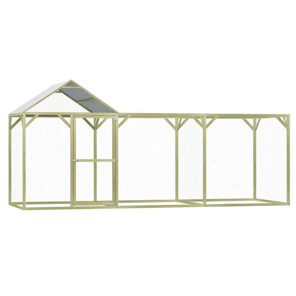 Vidaxl Jaula Gallinero Madera Impregnada De Pino 4,5x1,5x2 M_1