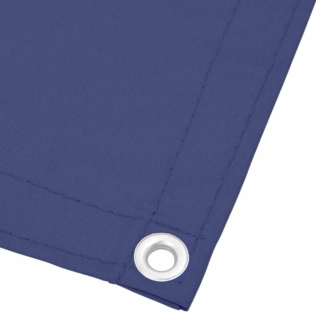 Vidaxl Pantalla De Balcón 100% Poliéster Oxford Azul 120x700 Cm_3
