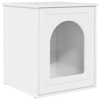 Casa Para Gatos Brillante 53 X 52 X 62 Cm Madera De Ingeniería_0