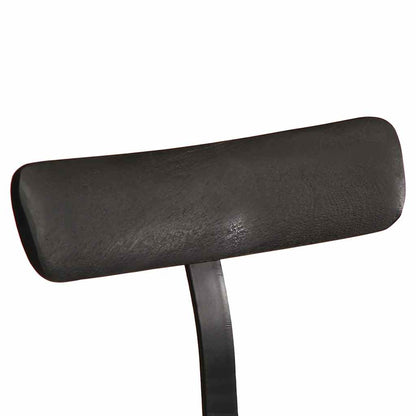 Taburetes De Barra 2 Uds Negro 49x43x103 Cm Madera Maciza Mango_3