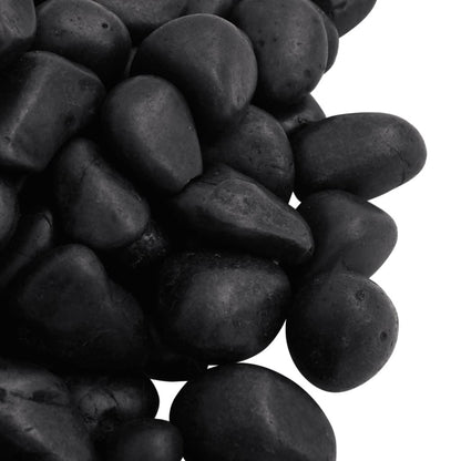 Vidaxl Guijarros Pulidos Negros 25 Kg 2-5 Cm_4