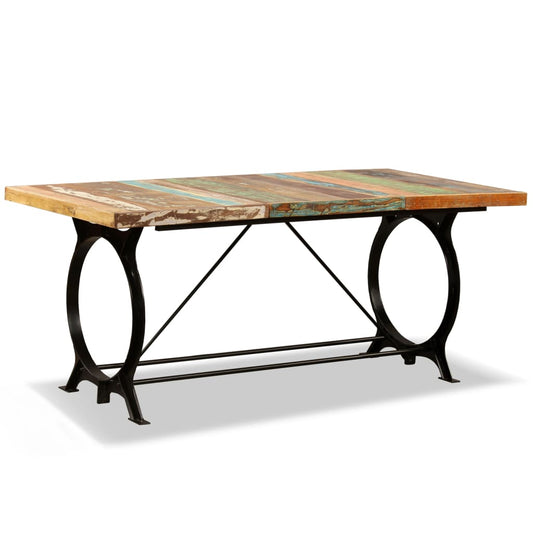 Mesa De Comedor De Madera Maciza Reciclada 180 Cm_0