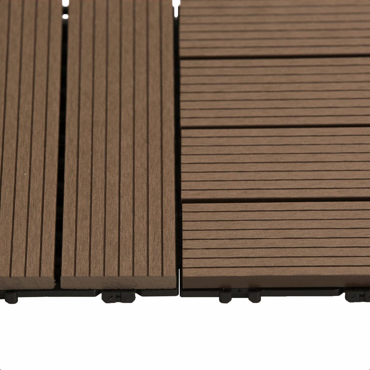 Pack 11 Baldosas de composite Durafloor 30×30 Dioco Chocolate 1m2