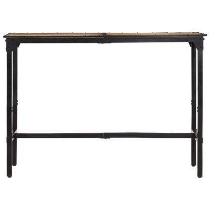 Mesa De Bar Madera Maciza De Mango Rugoso 150x55x107 Cm_2