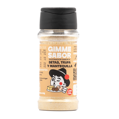 Sazonador vegetal sabor setas, trufa y mantequilla