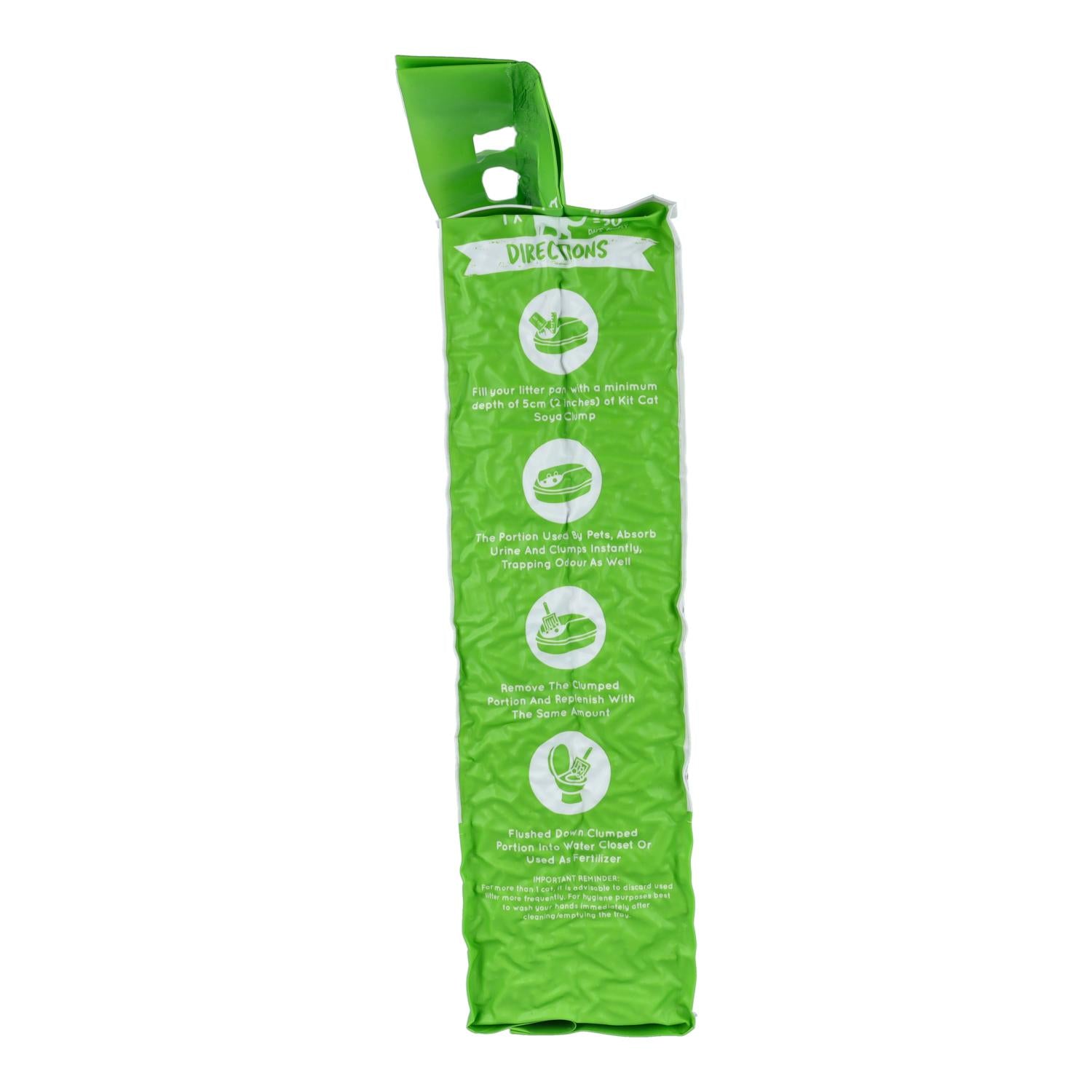 Pack 2x Kit Cat Arena Eco SoyaClump Pack Ahorro - Green Tea 7 L Arena para gatos
