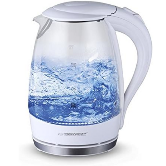 Hervidor De Agua Esperanza Salto Angel Ekk011w (2200w 1.7l, Color Blanco)_0