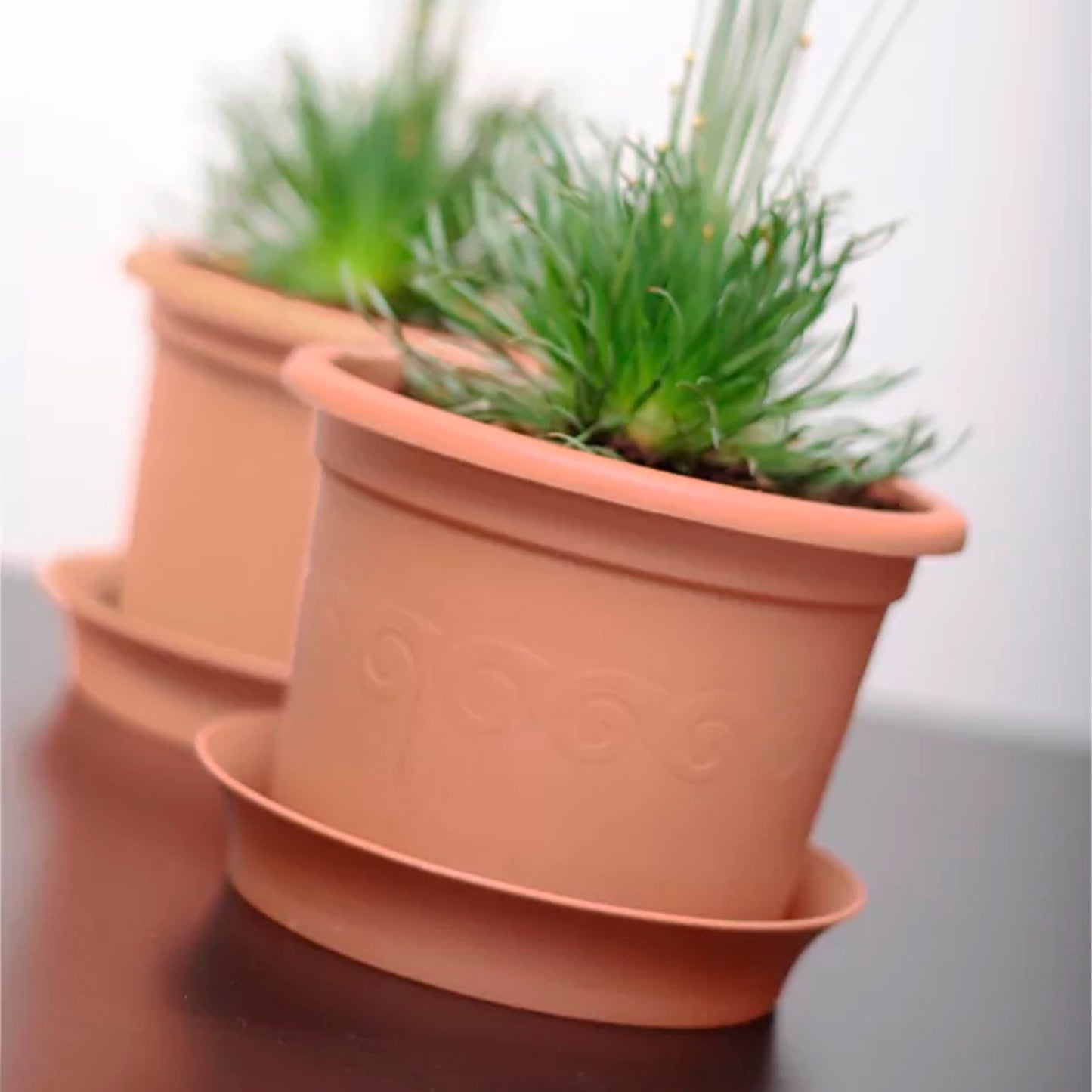 Maceta Plastica 3,5l., Dimensiones (mm) 230x230x174, Color Terracota