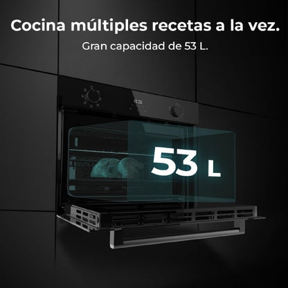 Cecotec Horno Multifunción Bolero Hexa M224500 Glass Black A_2