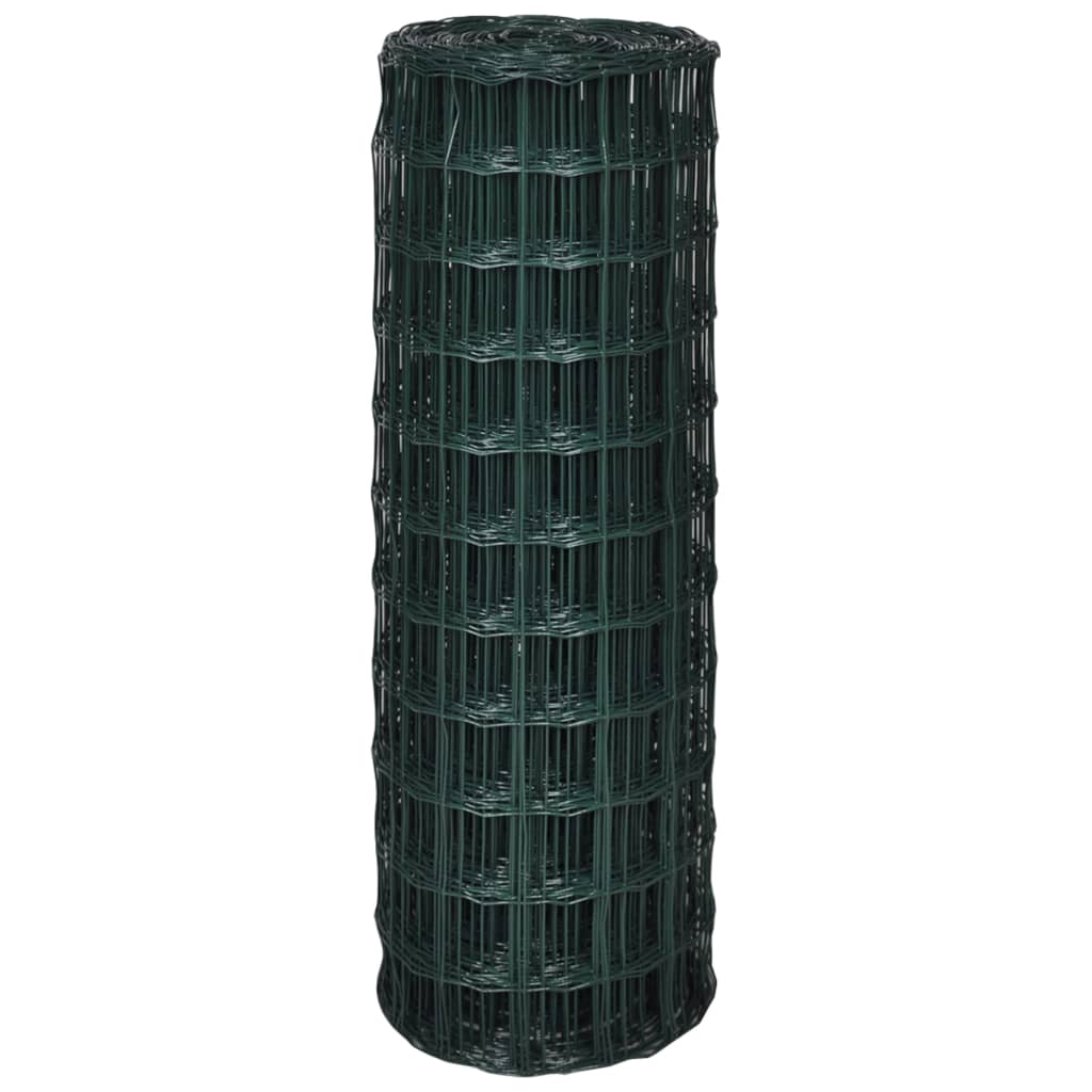 Set De Euro Valla Acero Verde 25x1,2 M / Vetonek_1