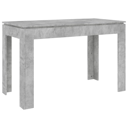 Mesa De Comedor Madera De Ingeniería Gris Hormigón 120x60x76 Cm_0