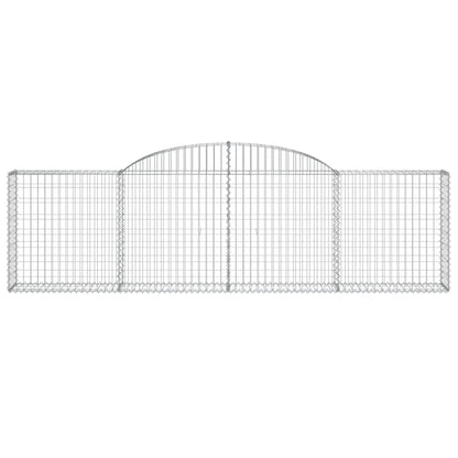 Cestas De Gaviones 30 Uds Forma De Arco Hierro 300x30x80/100 Cm_3