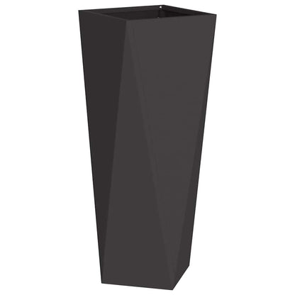 Jardinera 2 Pcs Negro 30 X 30 X 75 Cm Acero_4