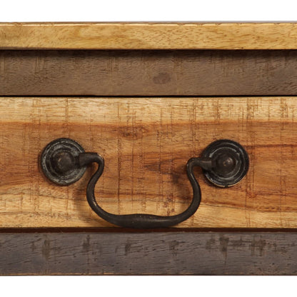 Mesa Consola De Madera Maciza Vintage 118x30x80 Cm_2