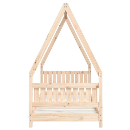 Vidaxl Estructura De Cama Para Niños Madera Maciza De Pino 80x200 Cm_4
